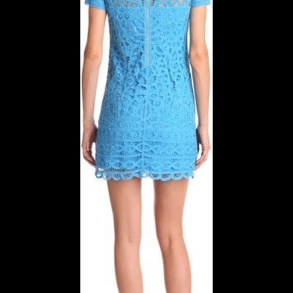 Lilly Pulitzer Mariekate Battenberg Blue Lace Dress View 2
